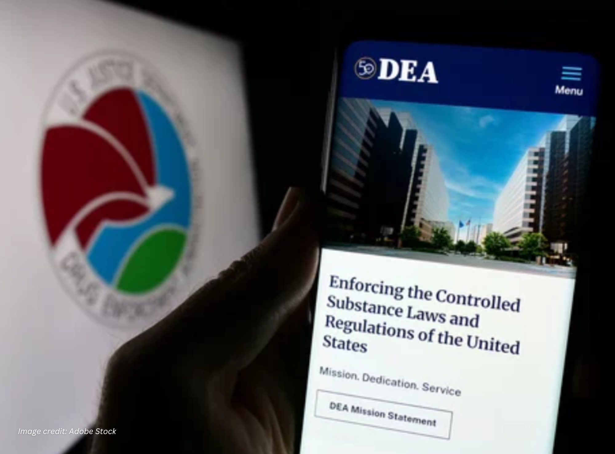 photo of dea website